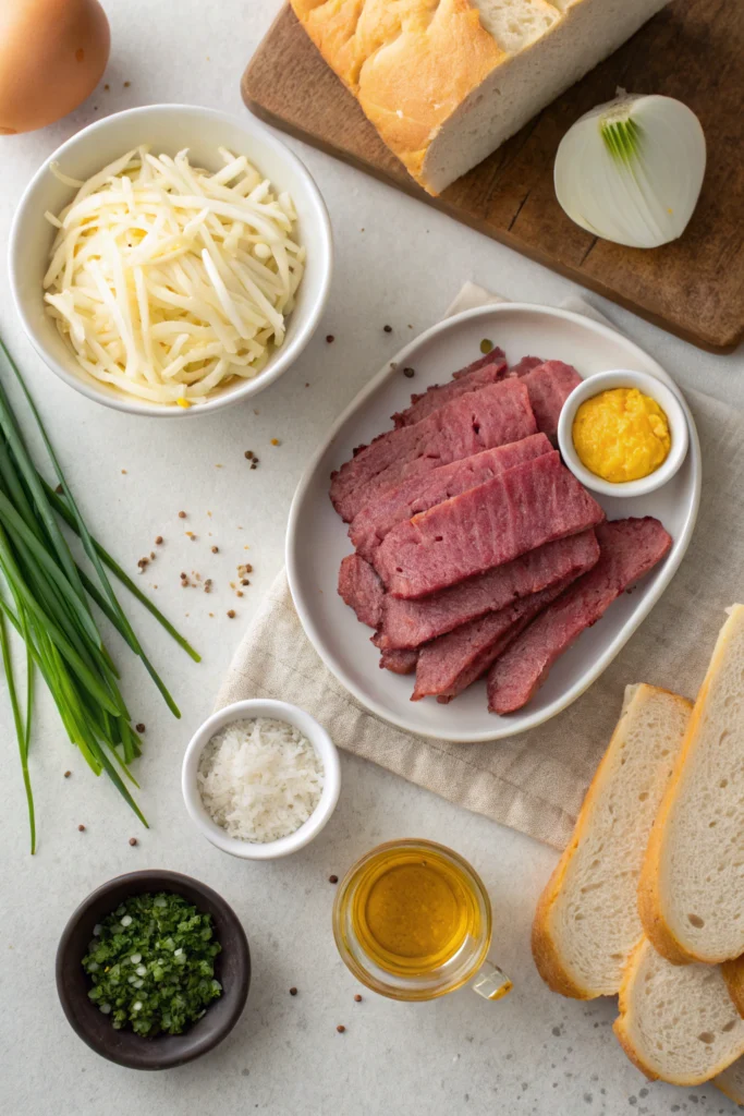 Thick sliced roast beef and Aspen cheddar with cream cheese and fresh ingredients