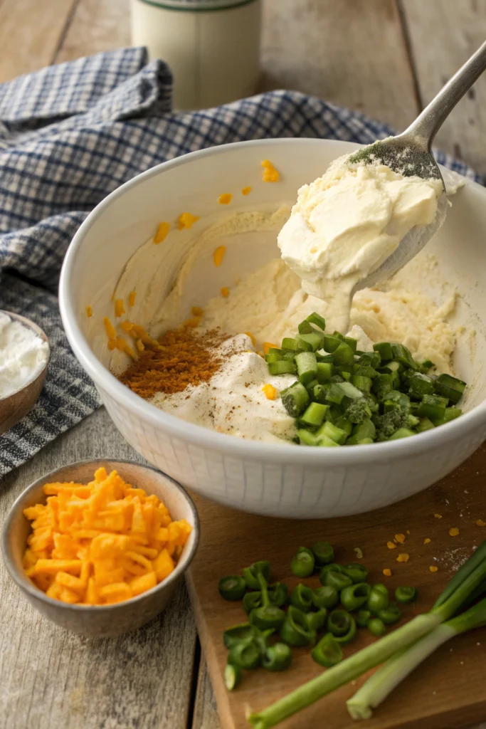 Jalapenos being chopped on a wooden cutting board for jalapeno cream cheese.
